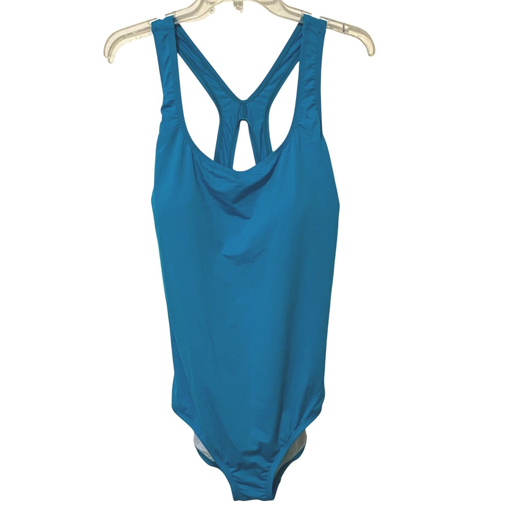 Speedo‎ Womens Ultraback One Piece Swimsuit Sz 20 Teal Green Summer Beach Cruise